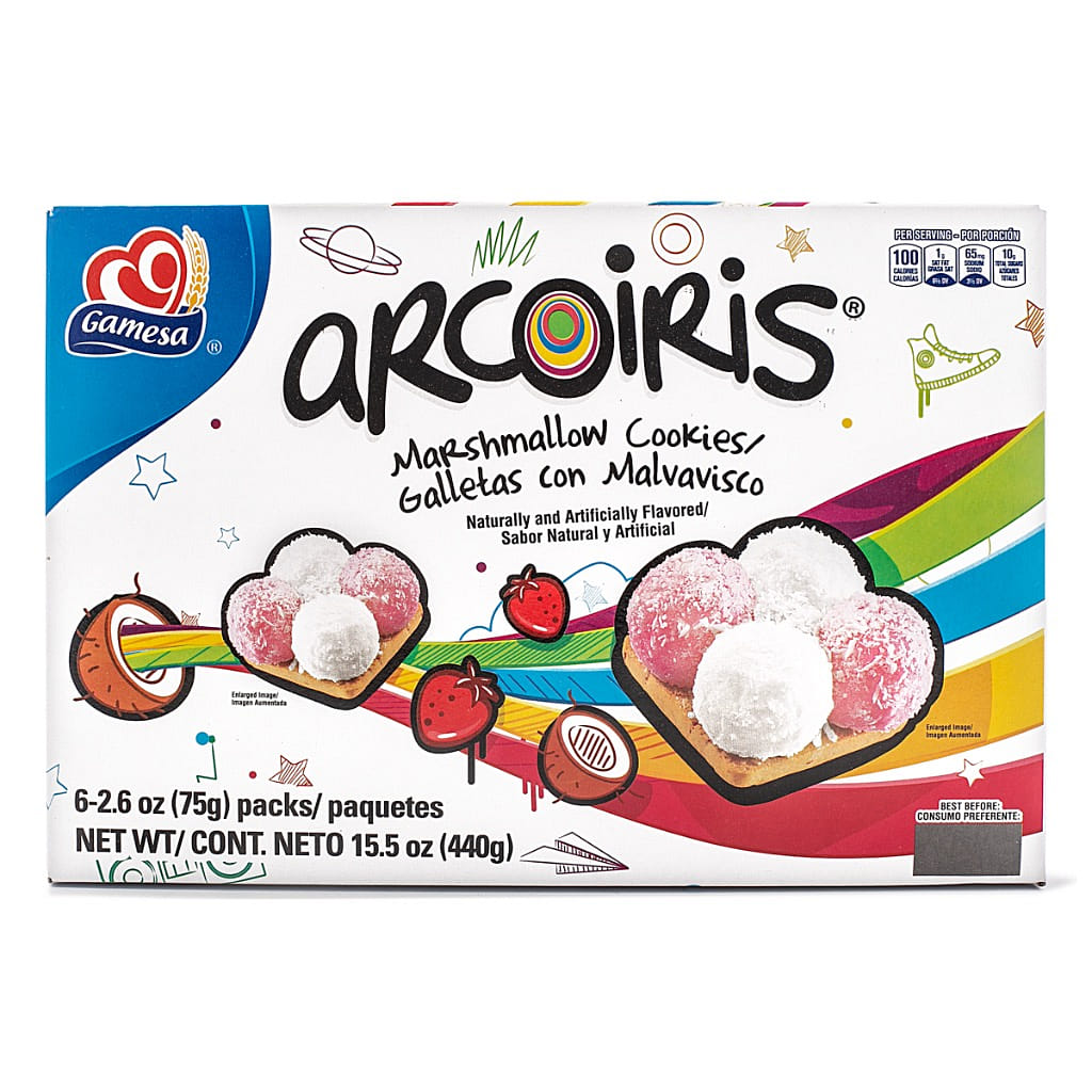Gamesa Galletas de Malvavisco Arcoiris 440 gramo(s)