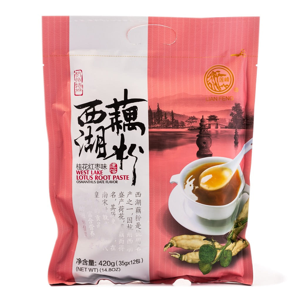 Lian Feng片栗粉 キンモクセイ棗味 420 グラム*16 パック