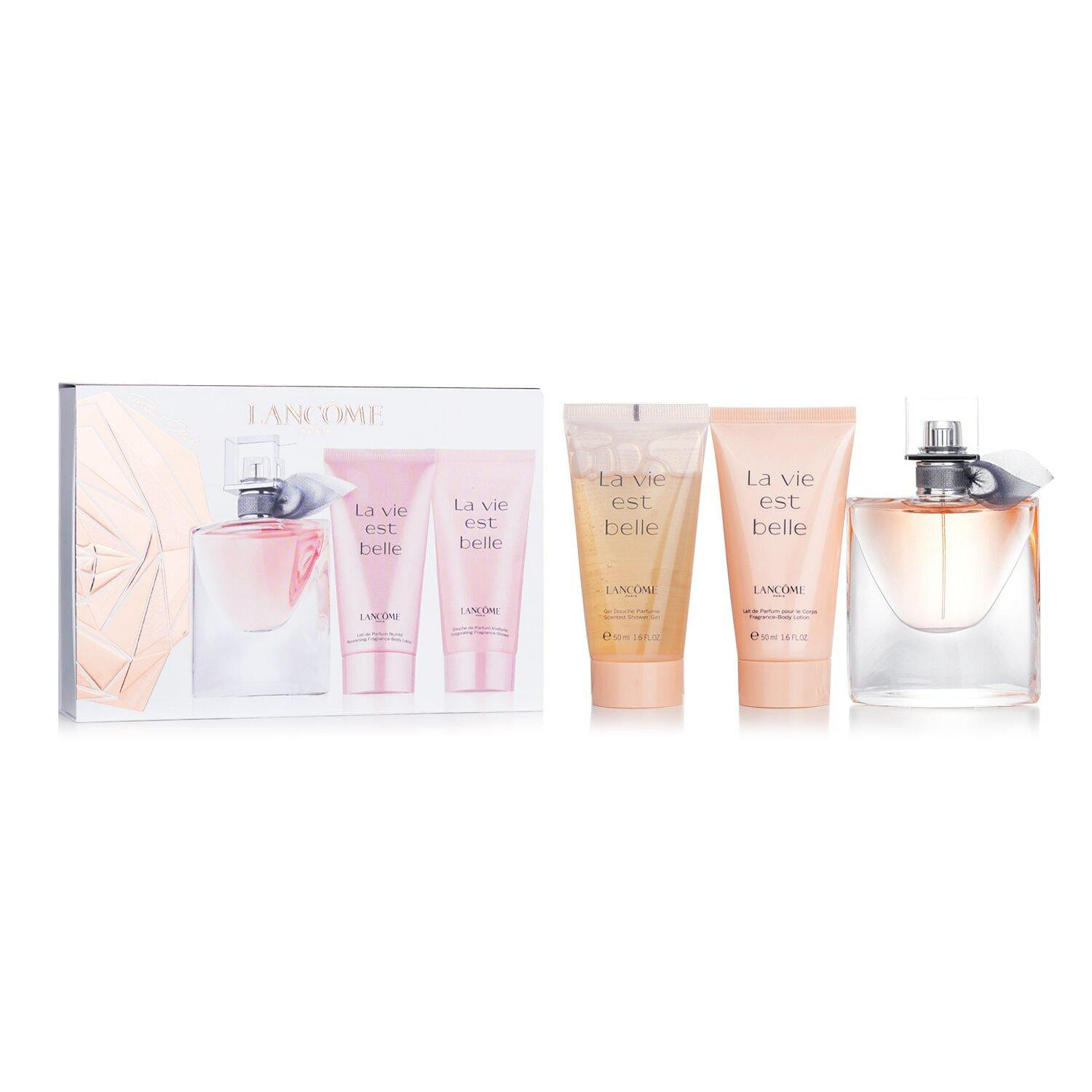 Lancome La Vie Est Belle Coffret: L'Eau De Parfum Spray ml + Body Lotion ml + Shower Gel ml 3pcs 3 개