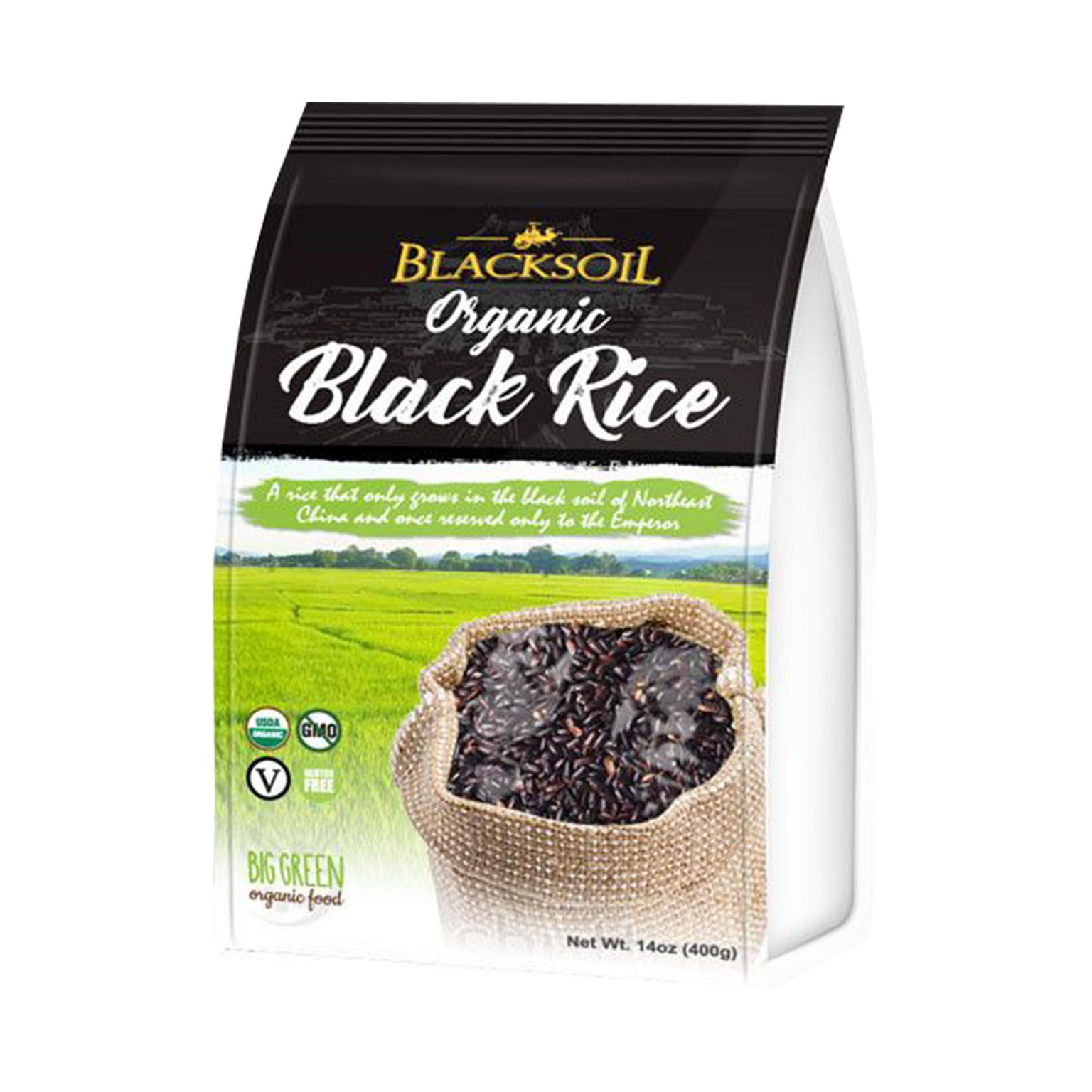 Organic BlackSoil Black Rice 14 oz