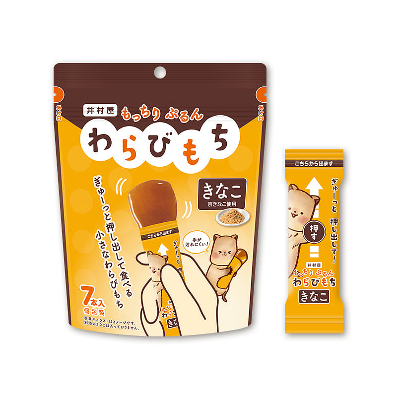 Imuraya Mochi with kinako 14g x 7 sticks 1 each