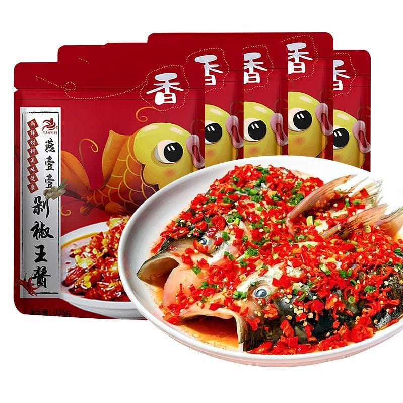 Chop Pepper King Sauce Chop Pepper Fish Head Seaso 120 g
