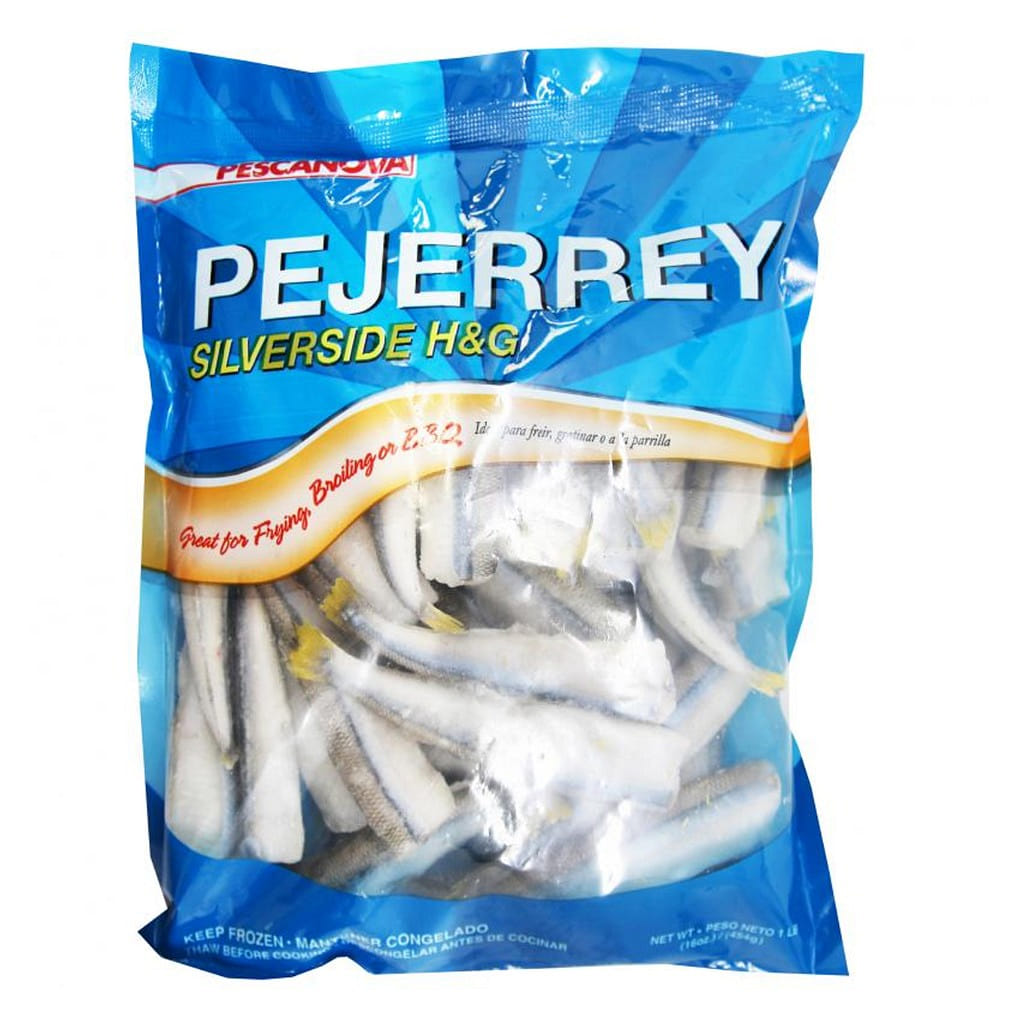 PEJERRY Silverside H&G Trimmed Smelt, Frozen 1 lb