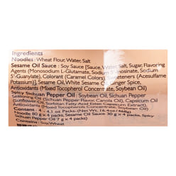 Tseng Spicy Sichuan Pepper Noodles 4pk 468 g