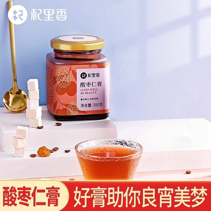 Poria cocos and Jujube Seed Paste 300g per bottle 300 กรัม