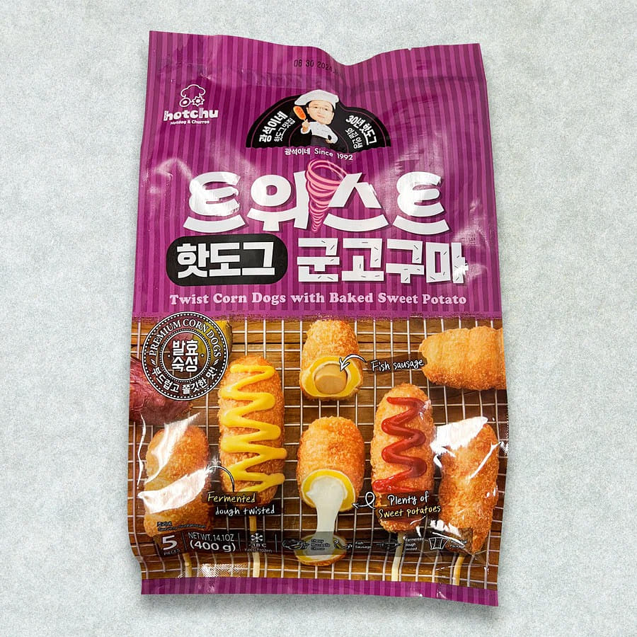 광석이네 트위스트 군고구마 핫도그 80g X 5개입 400 그램