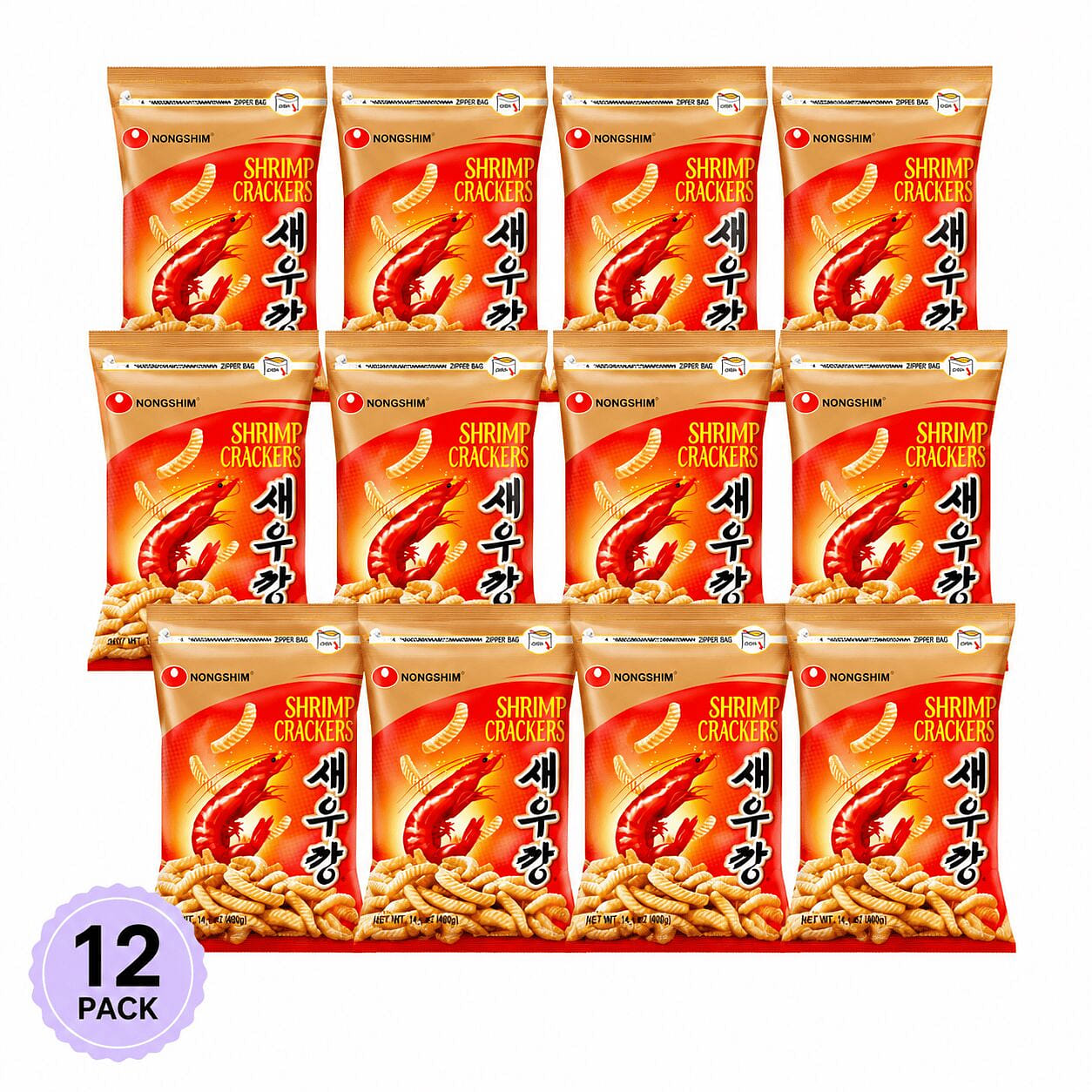 농심 점보 새우깡 12팩 14.1 oz