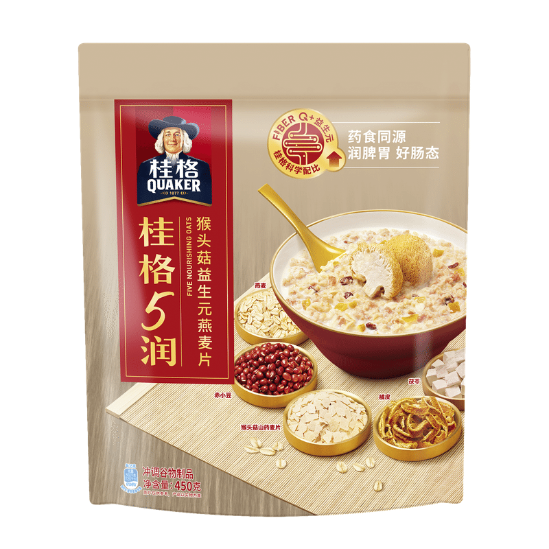 Quaker Five Nourishing Oats 450 그램