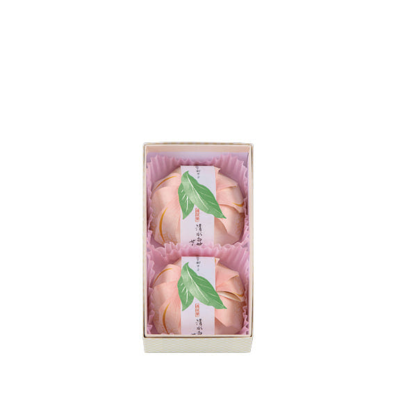 Shimizu White Peach Jelly - 2 Pieces 1 each