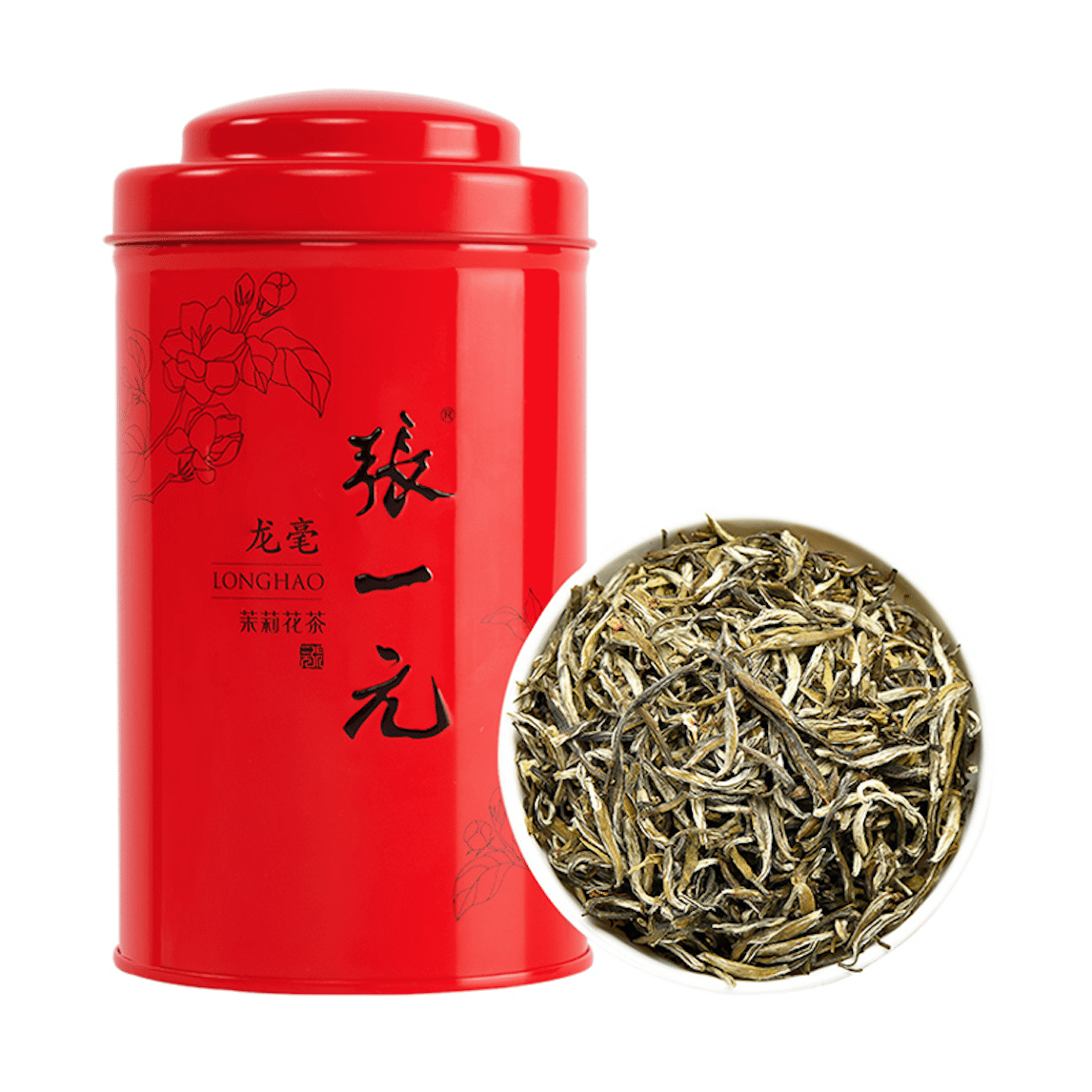 Zhang Yi Yuan Premium Jasmine Green Tea (Long Hao) 100 กรัม