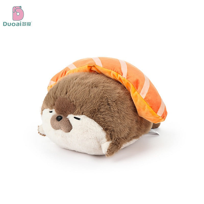 Cartoon Sushi Seal Doll Sea Otter Pendant - Brown 1 count