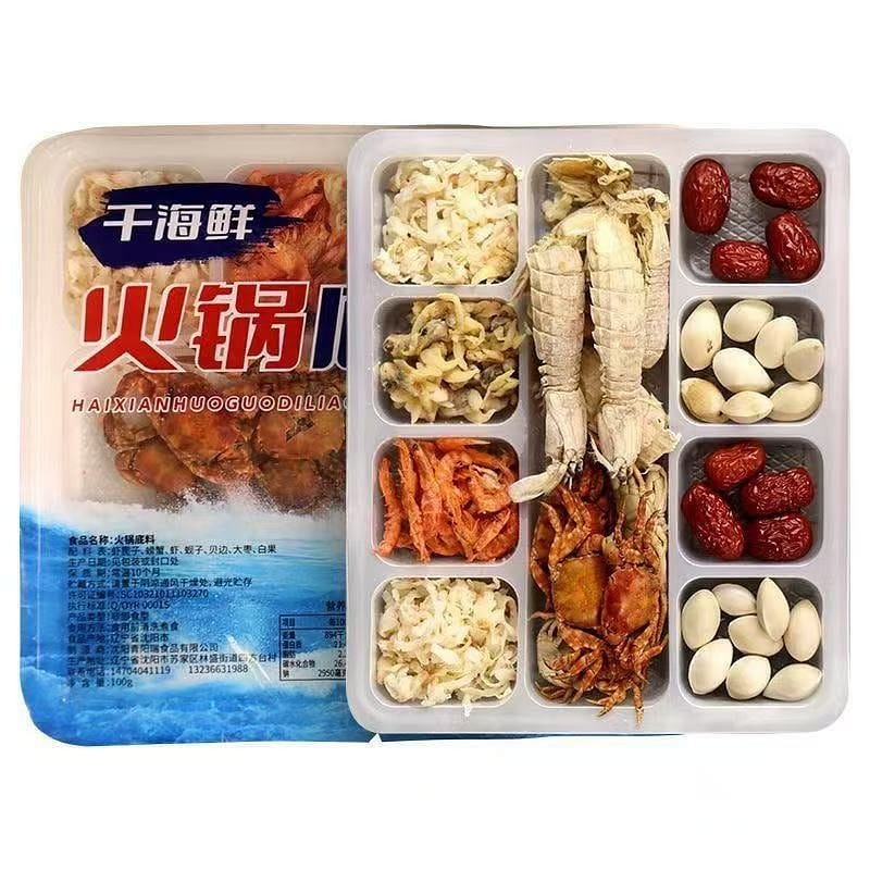 Qingherui Beijing Dry Seafood hot-pot Primer 100g 1 box