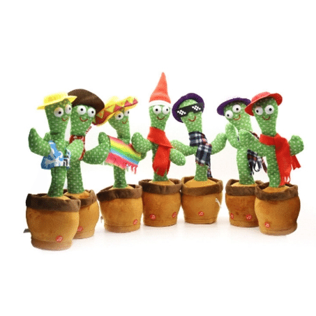 Dancing Cactus Singing Enchanting Flower Twisting Talking Funny Craft Toys Gifts 1 カウント