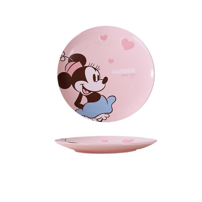 8-inch cartoon ceramic plate featuring 1 개