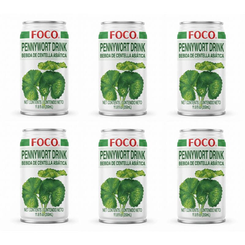[Foco] Pennywort Thai Drink - pack of 6 2100 ml
