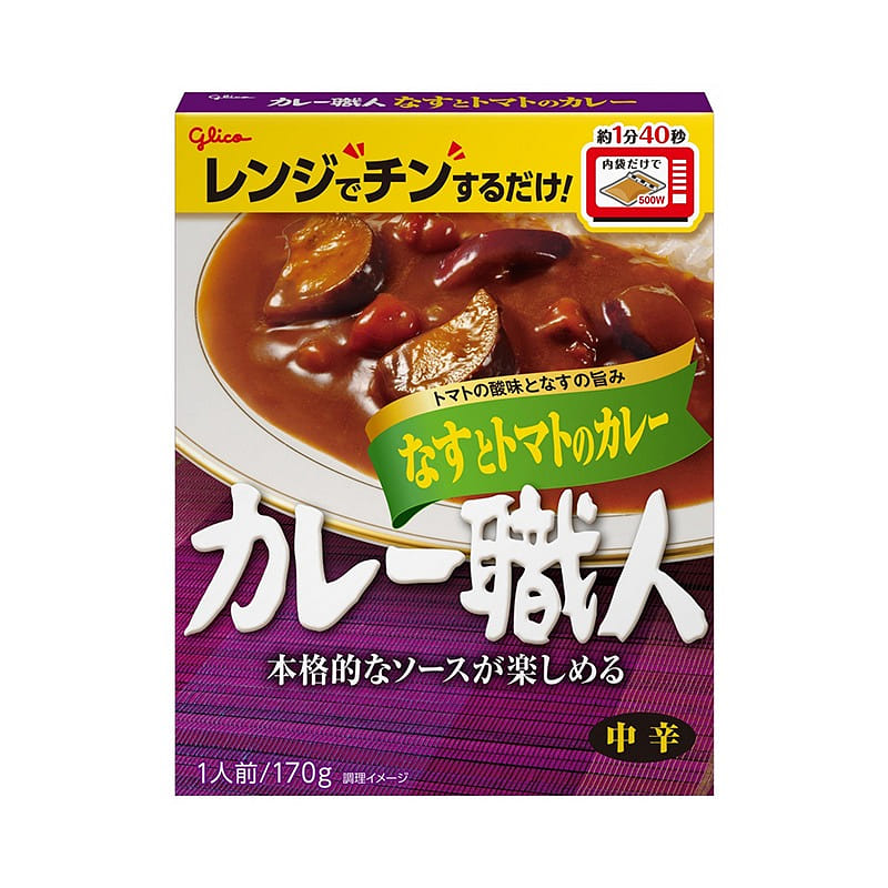 格力高 茄子 番茄 咖喱酱 中辛 170g 1 份