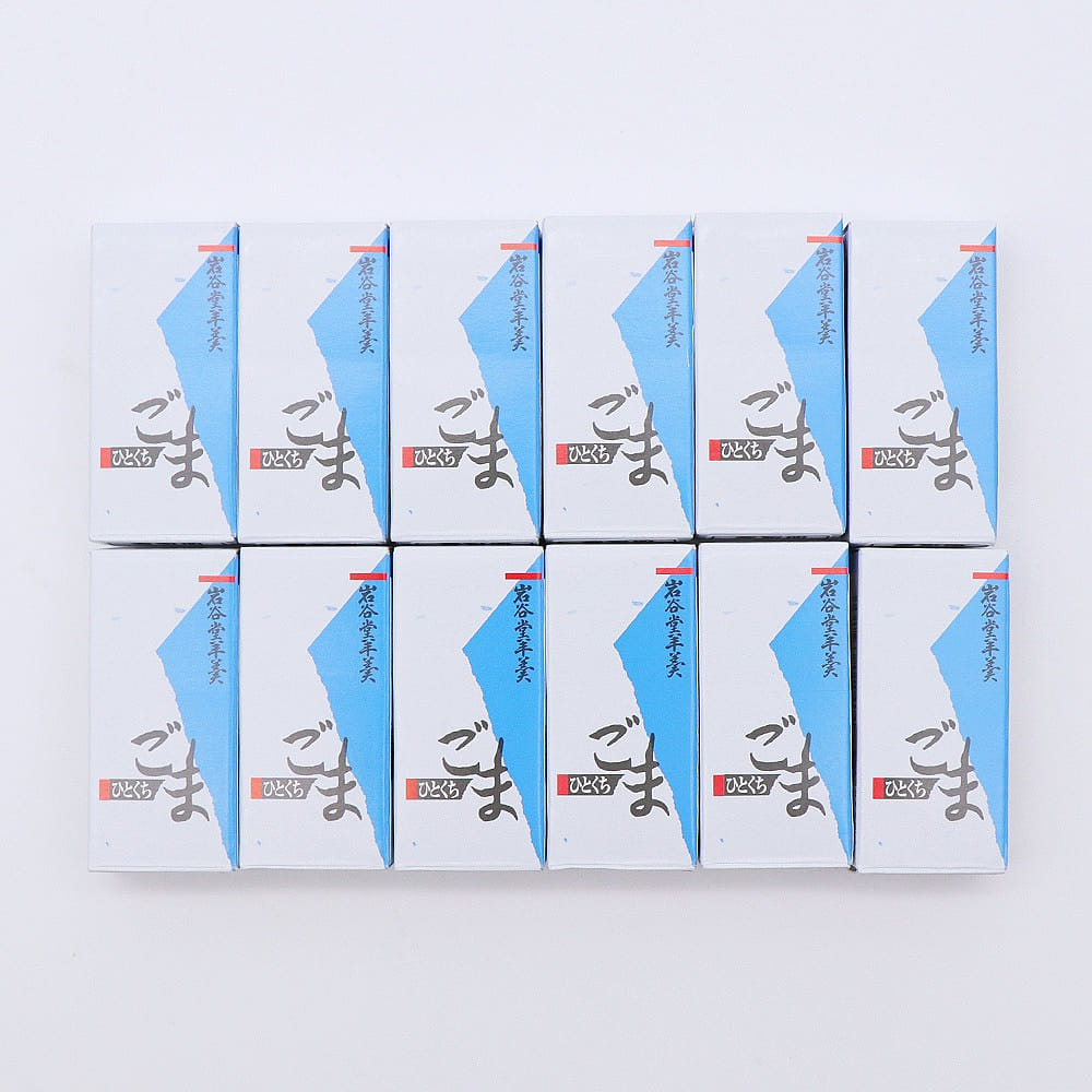 Kaishindo A bite of Yokan Sesame 12pcs Made in Japan 1 ส่วน