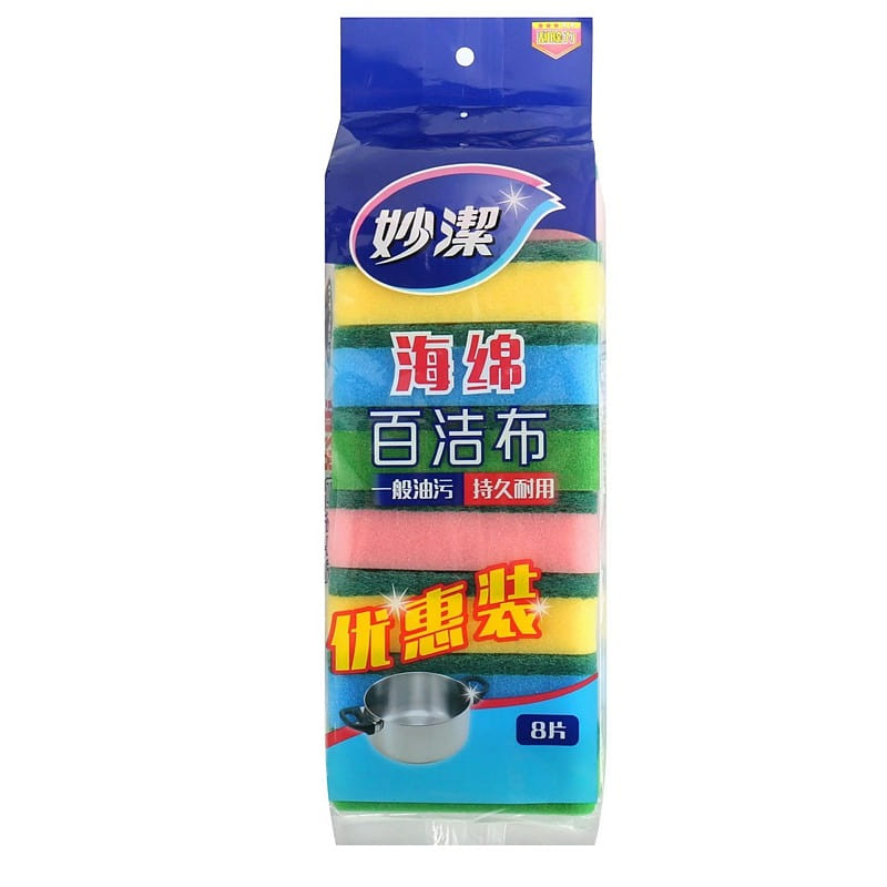 Miaojie cotton scouring pad ( 8 piece) 1 ส่วน