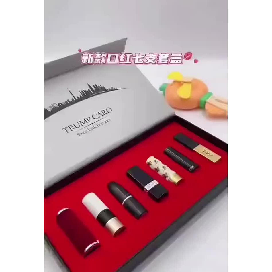 て　トランプ7セット TRUMP CARD Seven Little Fortunes Lipstick Gift Set - Weee!