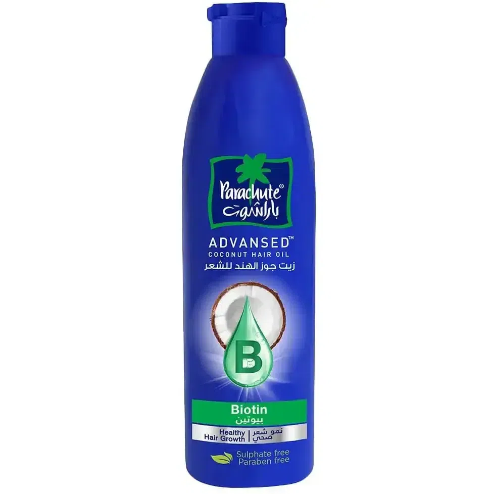 Parachute Advansed Coconut Hair Oil with Biotin, 190 ml bottle 190 밀리리터