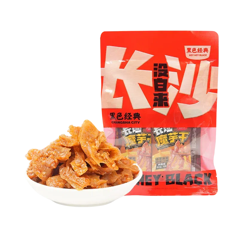 Black Classic Plain Beef Tripe Spicy Flavor 100g 100 g