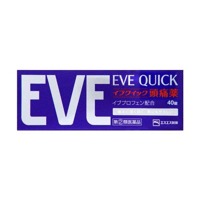 JAPAN SS  EVE Quick 40tablets 1 box