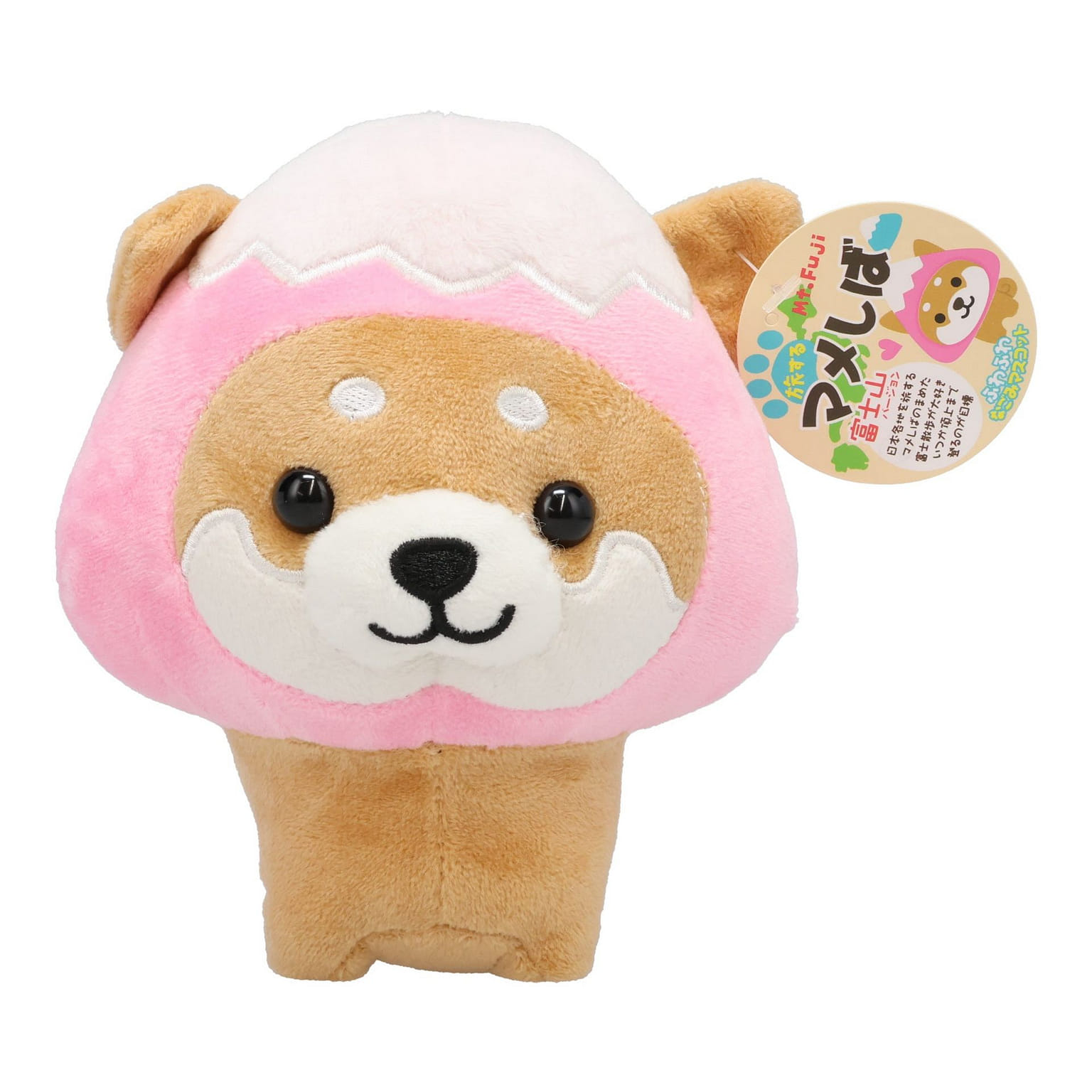 Traveling MameShiba Plushie Pink Mt. Fuji 100 กรัม