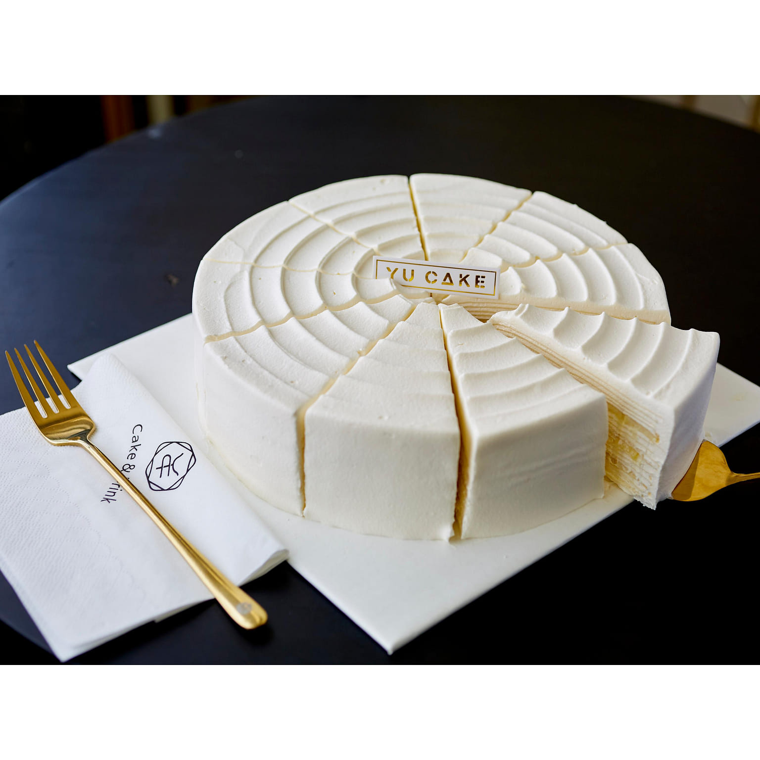 【Dessert】(Whole) Durian Mille Crepe Cake (8") 1 each