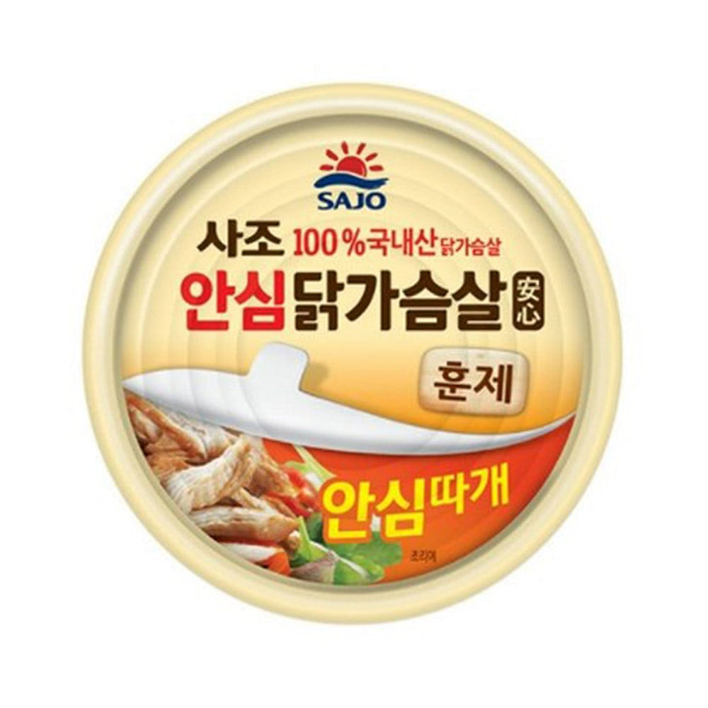사조 안심 훈제 닭가슴살 통조림 135 그램