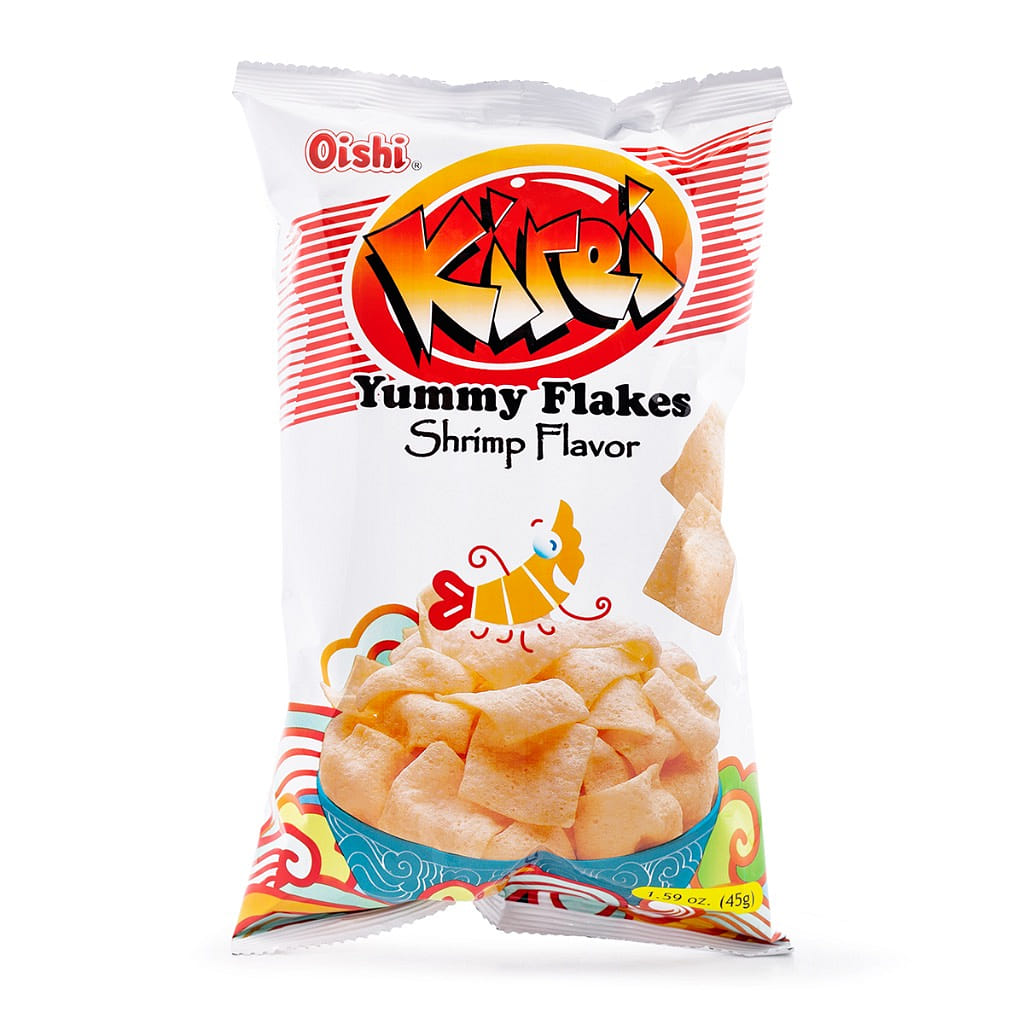 OISHI คิเรอิ ยัมมี่เฟลกส์ รสกุ้ง 45 กรัม