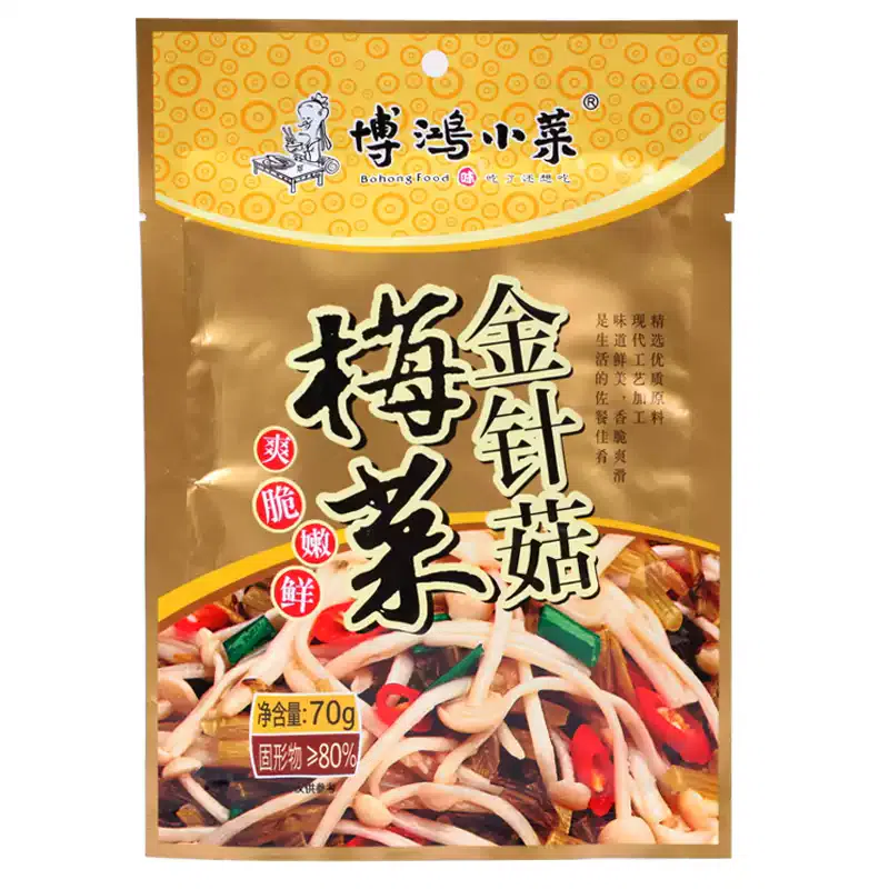 Bohong plum vegetable Flammulina velutipes *1 bag 70 g