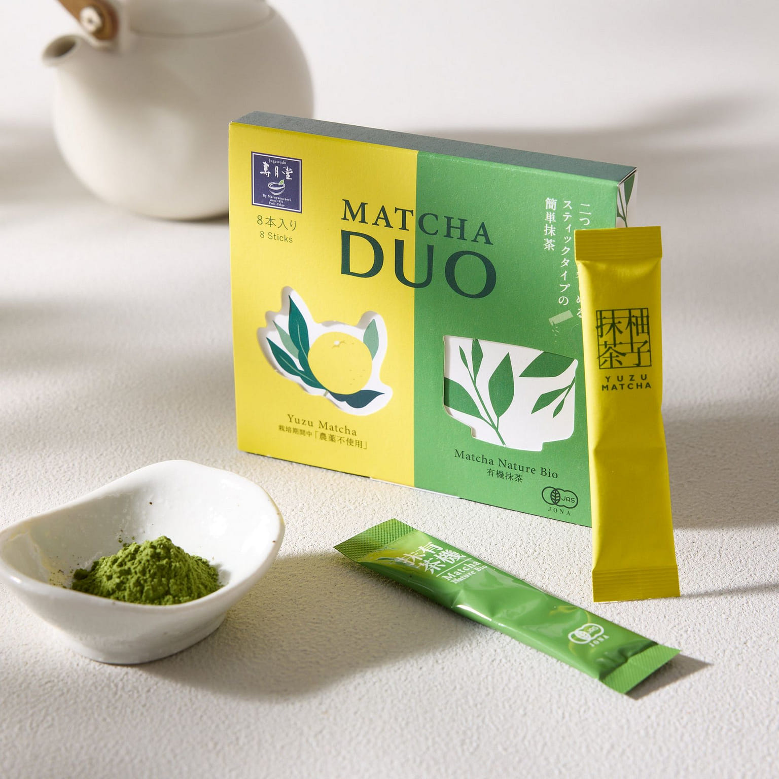 Matcha & Yuzu Drink Powder (4 pieces) 33 グラム