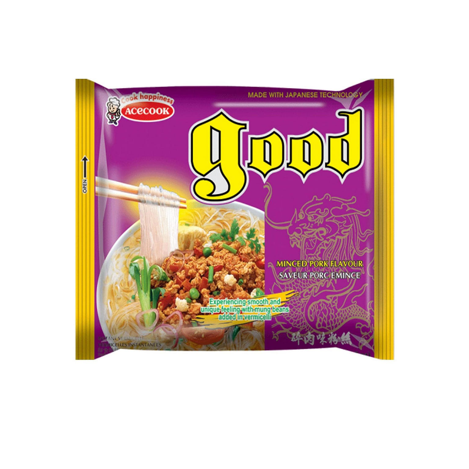 Acecook Good Instant Vermicelli Minced Pork Flavor 1 each
