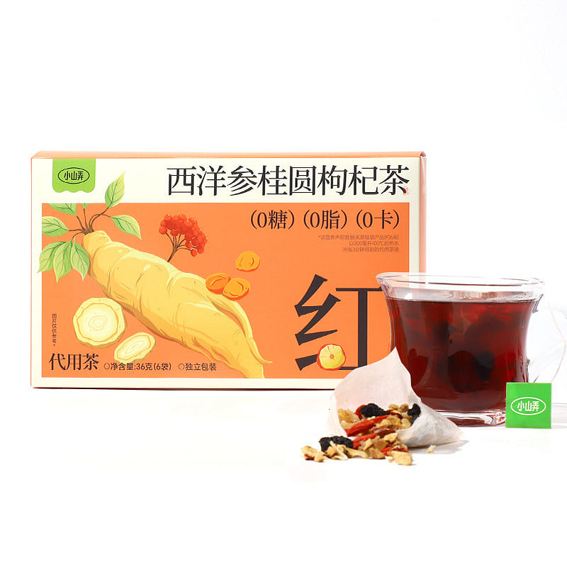 Xiaoshanlong American Ginseng Longan Goji Tea 6g*6 36 g
