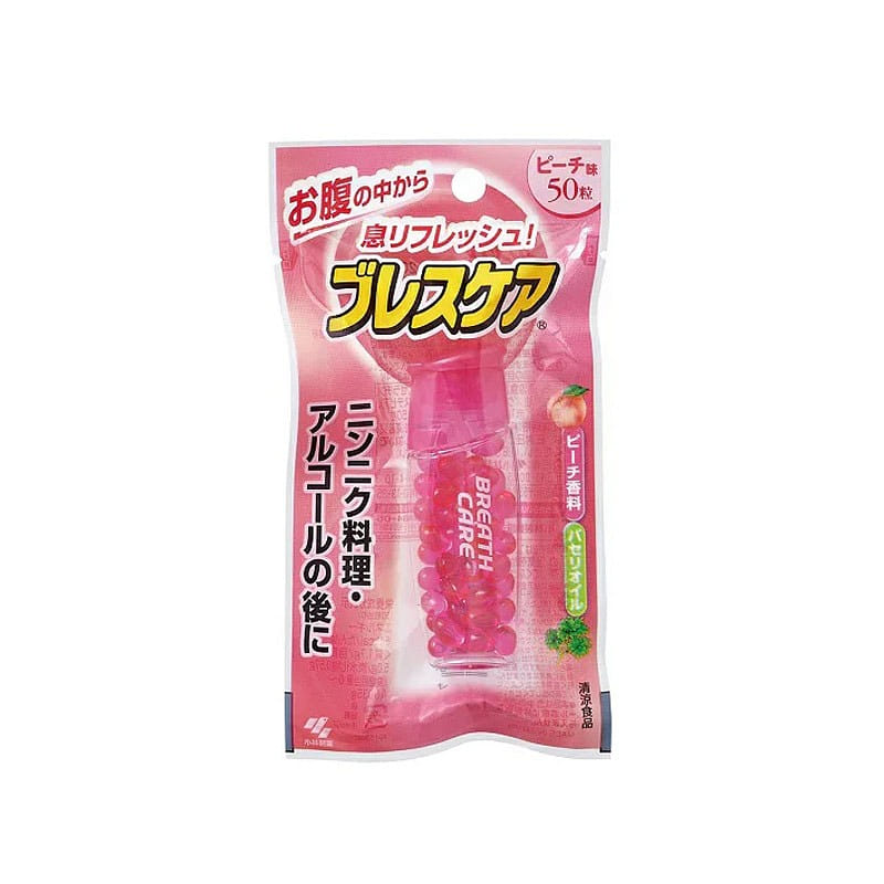 KOBAYASHI breath freshener, peach flavor, 50pcs 1 개