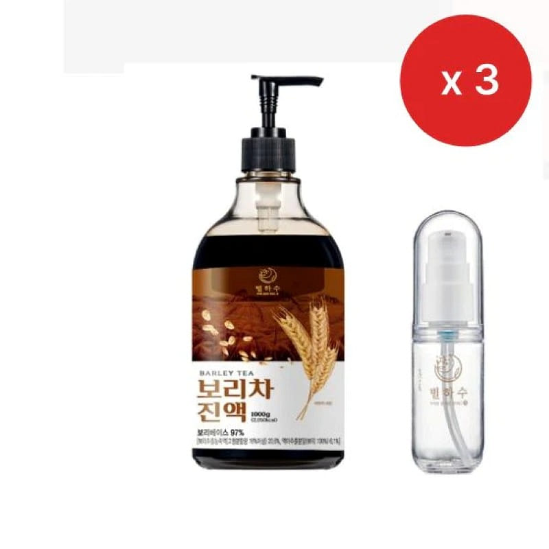 [묶음할인][별하수] 97% 보리차 진액 1000g X 3세트 3 병