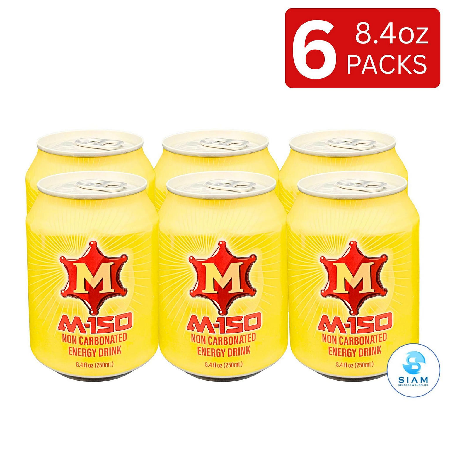 (6-Pack) M-150 Thai Energy Drink, Non Carbonated 6 count