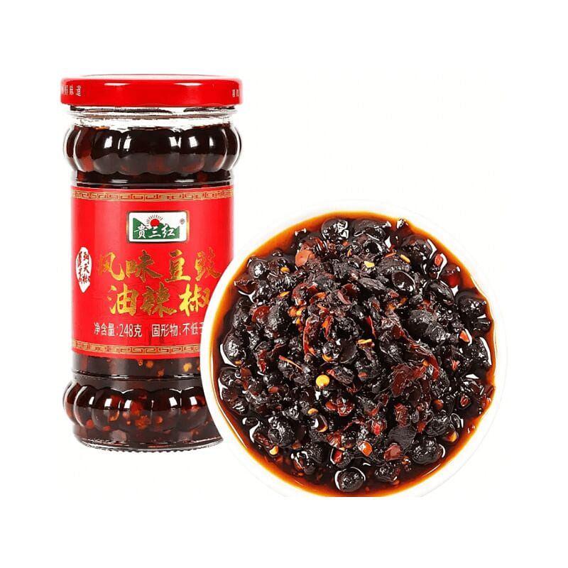 Gui Sanhong Fermented Bean Chili Oil 248g*1Bottle 248 g