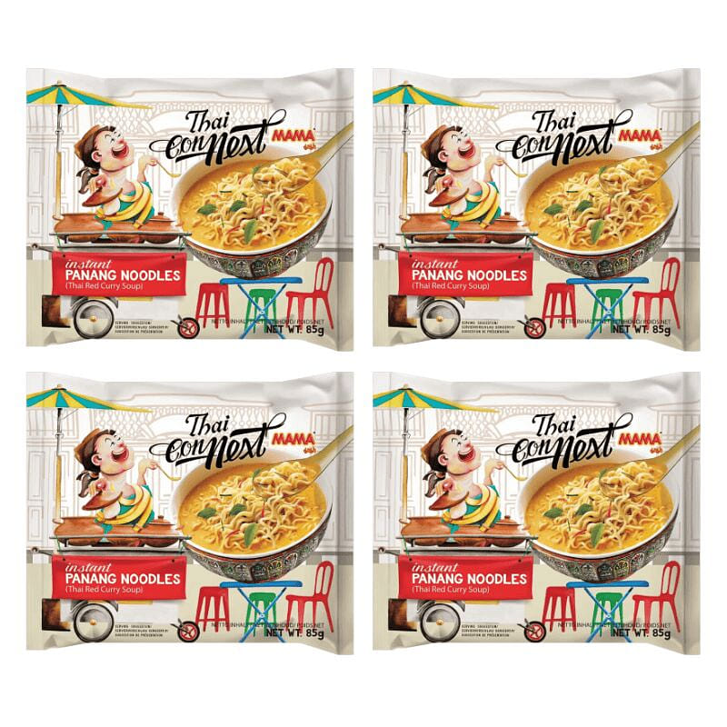 MAMA 타이 커넥트 파낭 인스턴트 누들 – 4팩 85 g