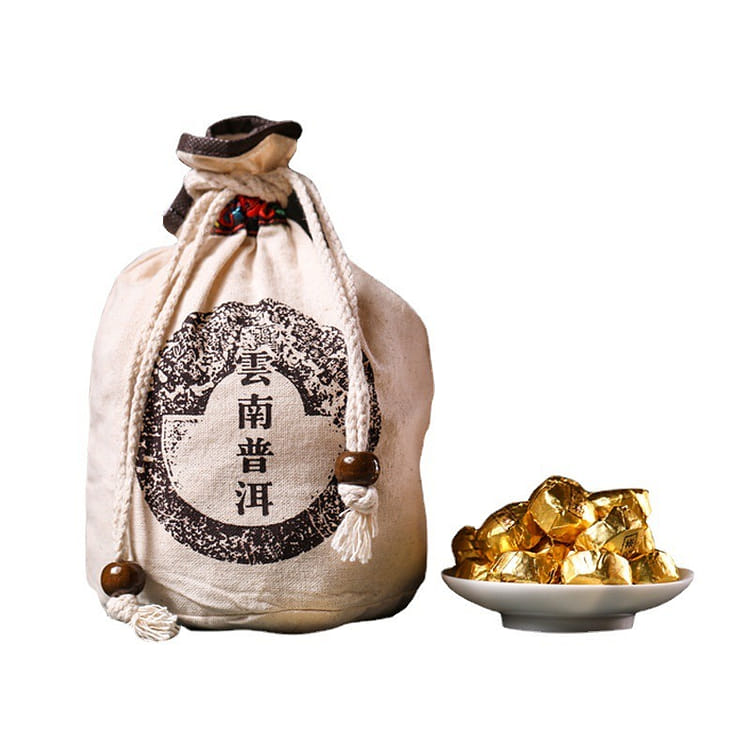 糯香小沱茶 云南普洱茶熟茶】浓糯香迷你小沱茶糯米香小金沱500g - Weee!