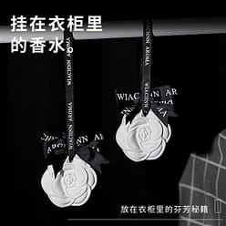 山茶花香薰挂件衣柜鞋柜石膏熏香持久留香车载挂件扩香石膏香薰  白桃乌龙 1 份