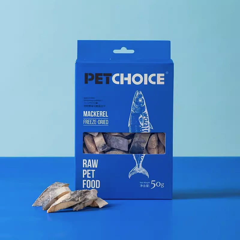 Pet Treats PetChoice Cat and Dog Treats - Freeze-Dried Mackerel 50 그램