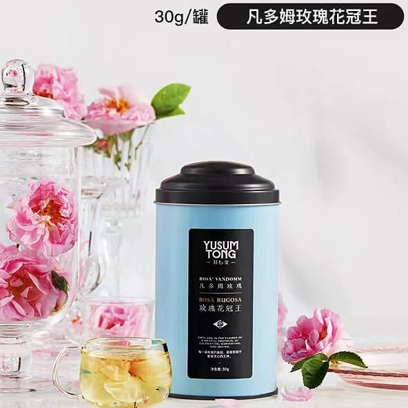 YU Xin TANG Rose Crown King Tea 30g*1 can 30 그램