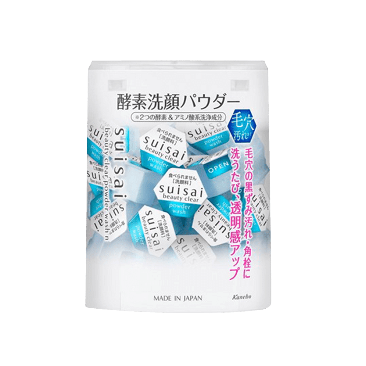 KANEBO Suisai Beauty Clear Powder Wash 0.4g 32 pcs 1 케이스
