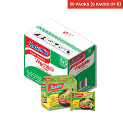 Indomie Vegetable Flavor Instant Noodles - Halal 1 count*30 pack