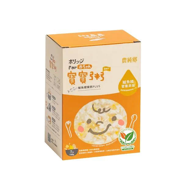 Taiwan Nong Chun Xiang Sea Bass Rice Porridge for 6+ Month Baby 1050 그램