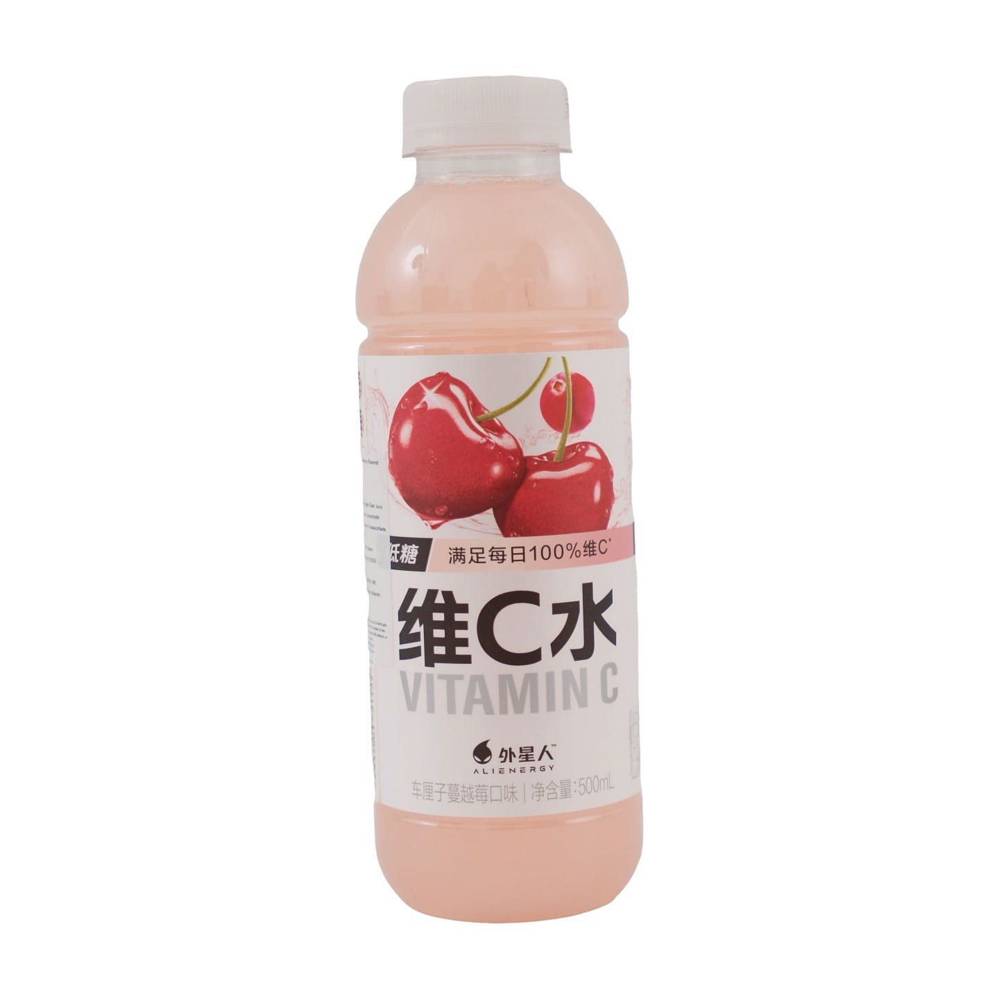 Genki Forest Alien Vitamin C Water CherryCranberry 1 bottle