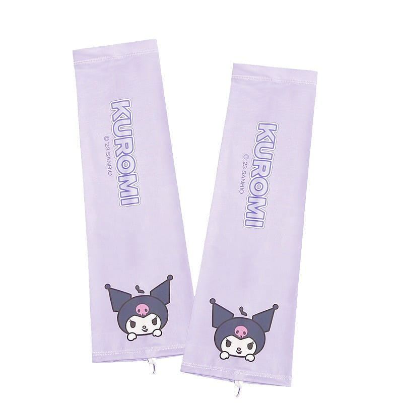 Sanrio UV Blocking Arm Sleeves/Sun Protection Arm Sleeves- Kuromi 1Pair 1 개