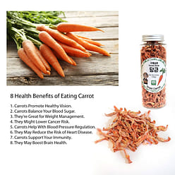 [Gurye Uncle] Korean Dried Vegetables that Make Cooking Easier (Carrot, Radish) 2 bottle