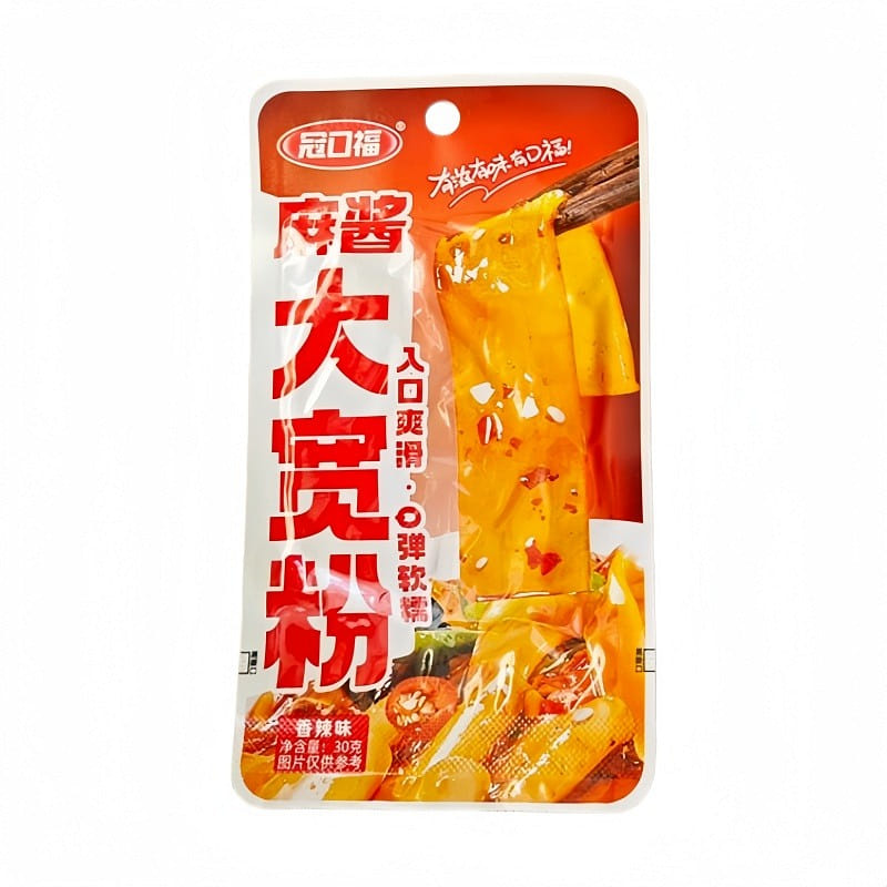 Guan Koufu Instant Broad Noodles with Spicy Flavor 1 pack